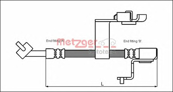 METZGER Gumifékcső 4112510_METZ