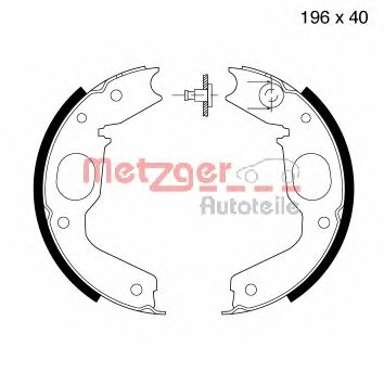 METZGER Fékpofa MG811_METZ