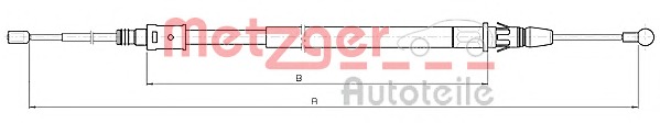 METZGER Kézifék bowden 10.4612_METZ