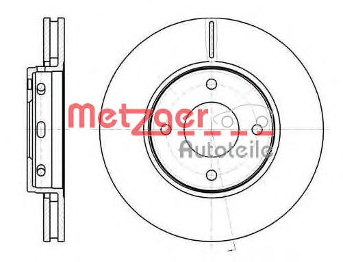 METZGER Első féktárcsa 61097.10_METZ