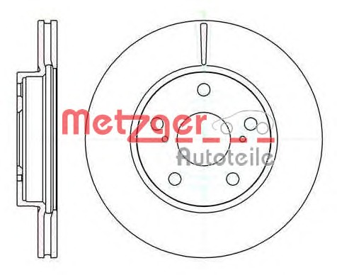 METZGER Első féktárcsa 61122.10_METZ