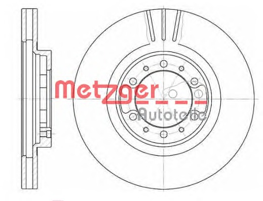 METZGER Első féktárcsa 6462.10_METZ