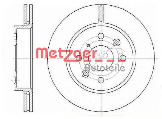 METZGER Első féktárcsa 6523.10_METZ