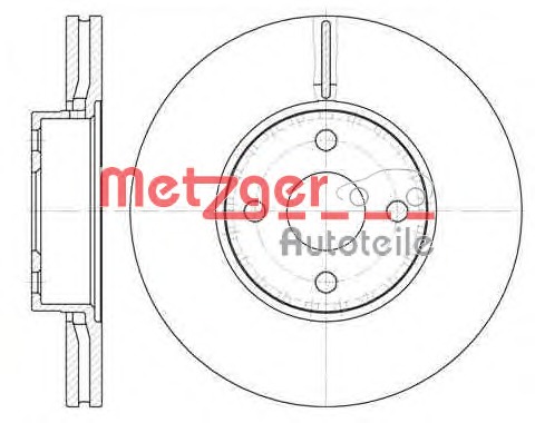 METZGER Féktárcsa, mind 6110662_METZ