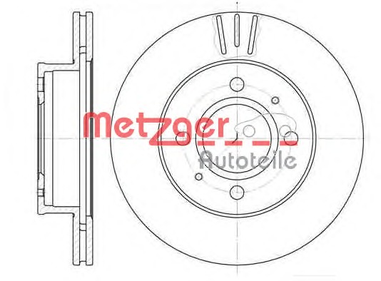 METZGER Első féktárcsa 6927.10_METZ