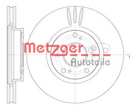 METZGER Első féktárcsa 6985.10_METZ