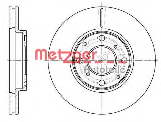 METZGER Első féktárcsa 6844.10_METZ