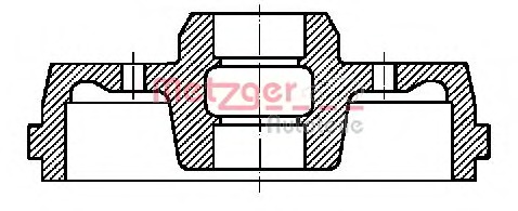 METZGER Fékdob BT728_METZ