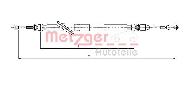 METZGER Kézifék bowden 10.9831_METZ