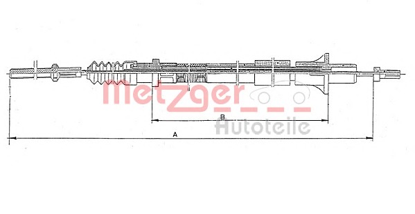 METZGER Kuplungbowden 11.261_METZ