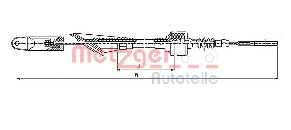 METZGER Kuplungbowden 1252.32_METZ