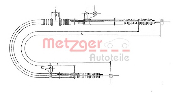 METZGER Kézifék bowden 17.0571_METZ