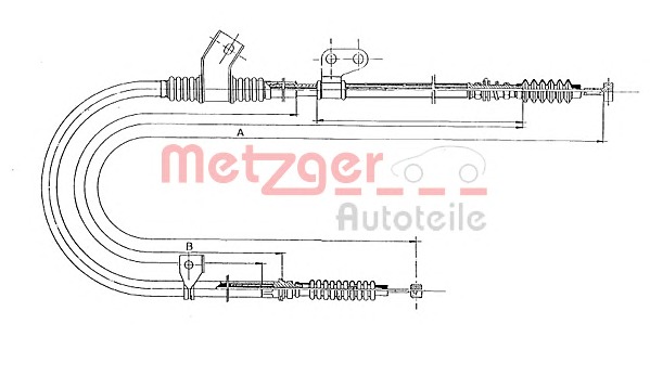 METZGER Kézifék bowden 17.0572_METZ