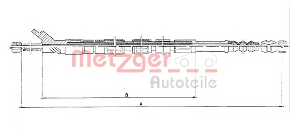 METZGER Kézifék bowden 17.1441_METZ