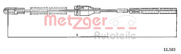 METZGER Kézifék bowden 11.583_METZ