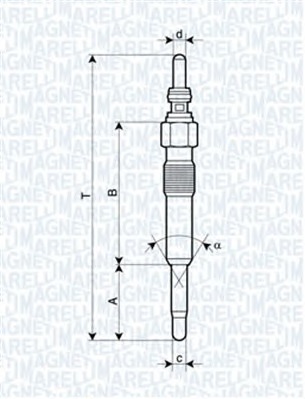 MAGNETI MARELLI Izzítógyertya UC31A_MM