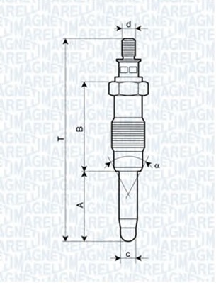 MAGNETI MARELLI Izzítógyertya UX20A_MM