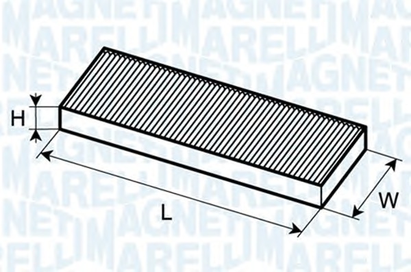 MAGNETI MARELLI Pollenszűrő BCF100_MM