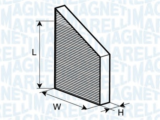 MAGNETI MARELLI Pollenszűrő BCF157_MM