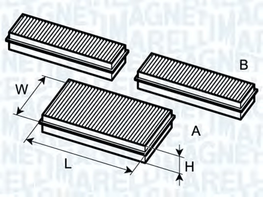 MAGNETI MARELLI Pollenszűrő BCF178_MM