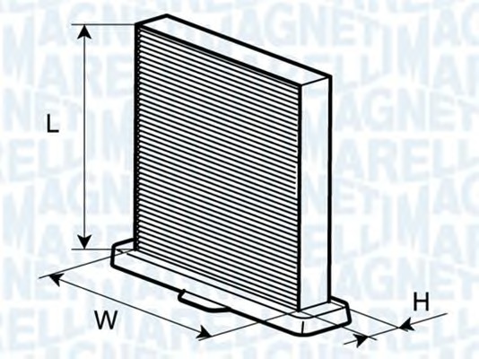 MAGNETI MARELLI Pollenszűrő BCF234_MM