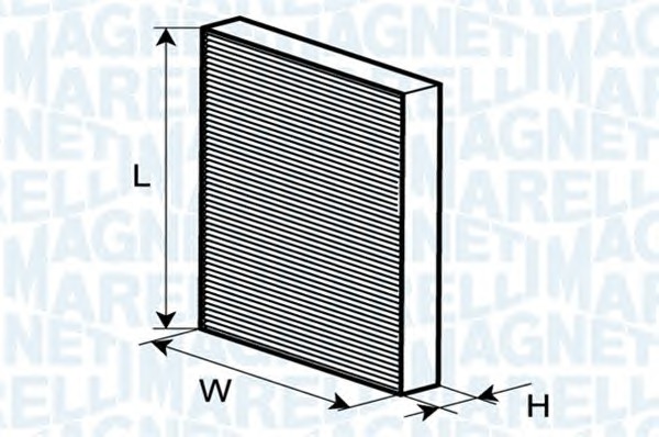 MAGNETI MARELLI Pollenszűrő BCF196_MM