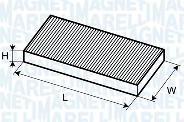 MAGNETI MARELLI Pollenszűrő BCF321_MM