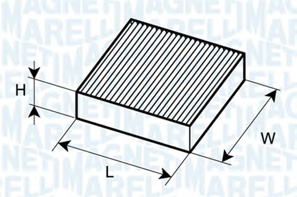 MAGNETI MARELLI Pollenszűrő BCF501_MM