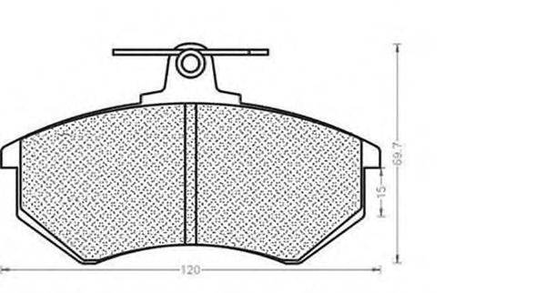 MAGNETI MARELLI Első fékbetét BPQ0196_MM