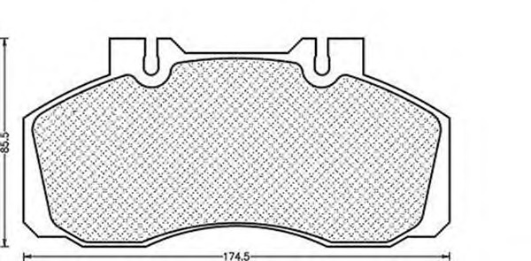 MAGNETI MARELLI Fékbetét, mind BPQ0248_MM