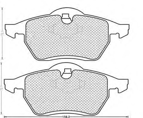 MAGNETI MARELLI Első fékbetét BPQ0312_MM