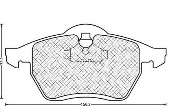 MAGNETI MARELLI Fékbetét, mind BPQ0336_MM