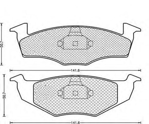 MAGNETI MARELLI Első fékbetét BPQ0355_MM