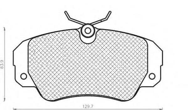 MAGNETI MARELLI Első fékbetét BPQ0371_MM