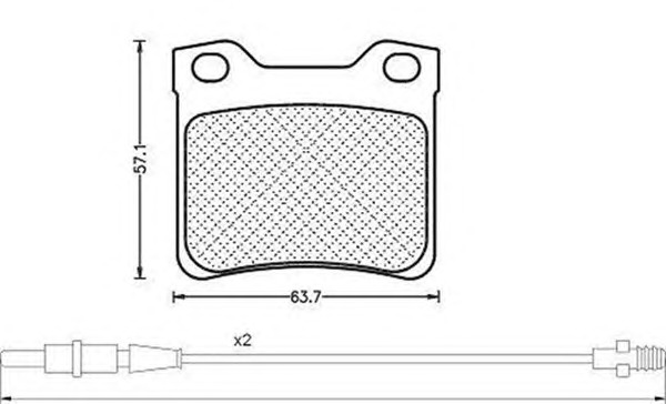 MAGNETI MARELLI Hátsó fékbetét BPQ0395_MM