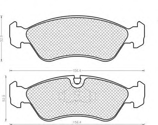 MAGNETI MARELLI Fékbetét, mind BPQ0397_MM