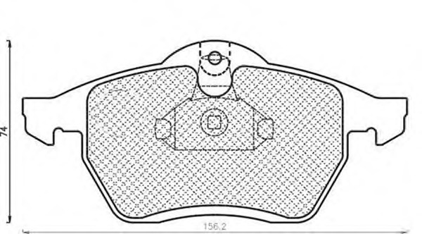 MAGNETI MARELLI Első fékbetét BPQ0403_MM