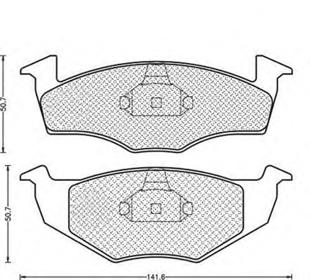 MAGNETI MARELLI Első fékbetét BPQ0408_MM