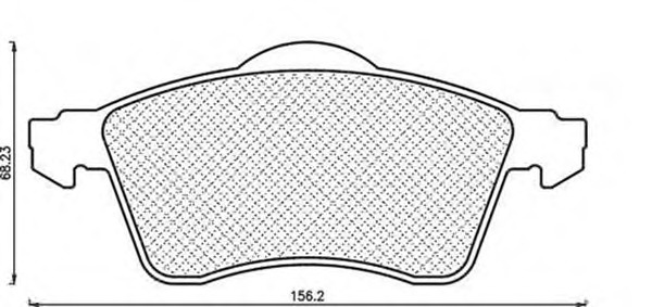 MAGNETI MARELLI Első fékbetét BPQ0419_MM