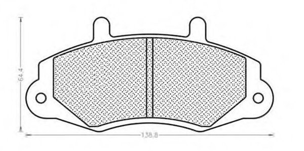 MAGNETI MARELLI Első fékbetét BPQ0553_MM