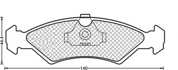 MAGNETI MARELLI Fékbetét, mind BPQ0991_MM