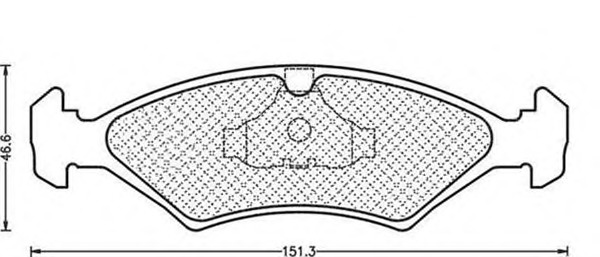 MAGNETI MARELLI Első fékbetét BPQ1016_MM