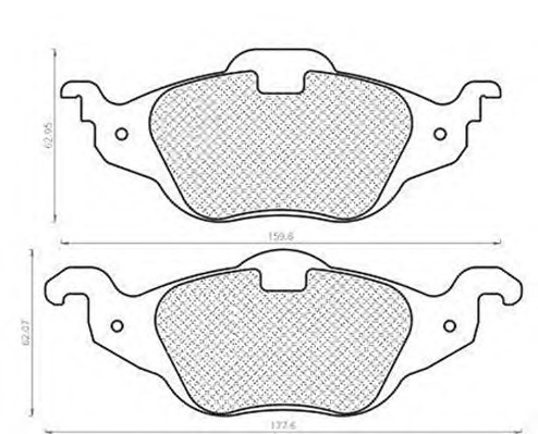 MAGNETI MARELLI Első fékbetét BPQ1047_MM