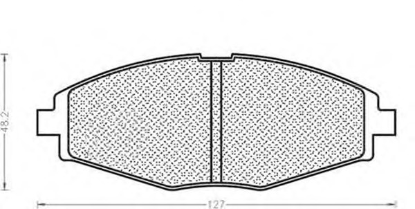 MAGNETI MARELLI Első fékbetét BPQ1051_MM