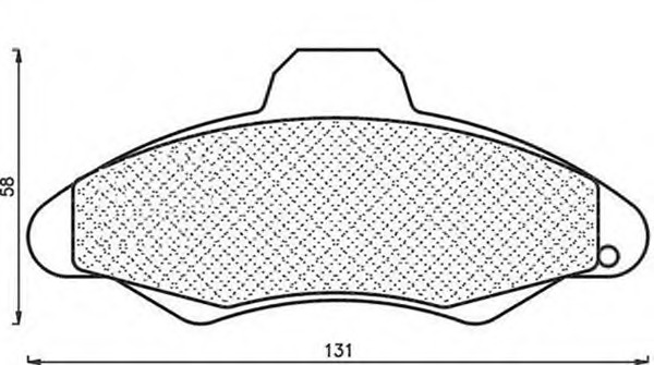 MAGNETI MARELLI Első fékbetét BPQ1056_MM