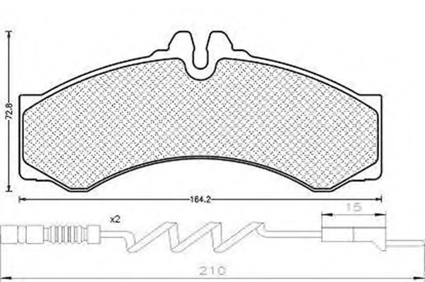 MAGNETI MARELLI Fékbetét, mind BPQ1200_MM