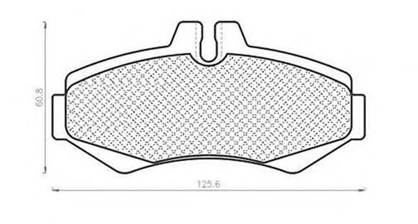 MAGNETI MARELLI Hátsó fékbetét BPQ1264_MM