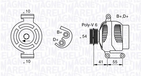 MAGNETI MARELLI Generátor MAN7022_MM