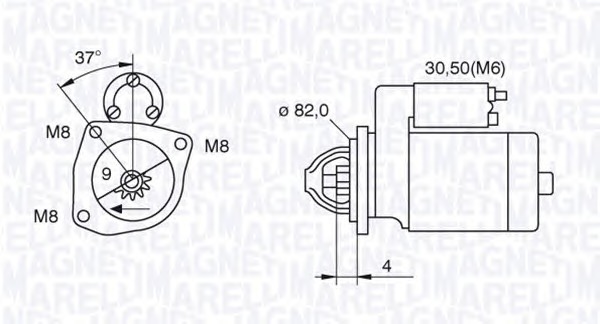 MAGNETI MARELLI Önindító MSN2026_MM