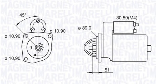 MAGNETI MARELLI Önindító 63523683_MM